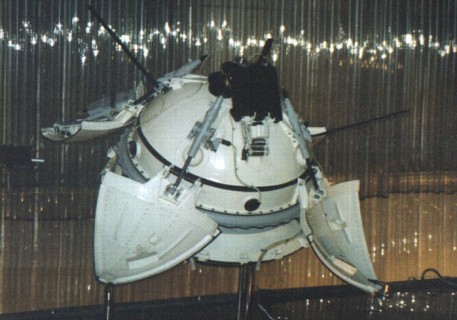 Modell eines Marslanders im Kosmonautenmuseum